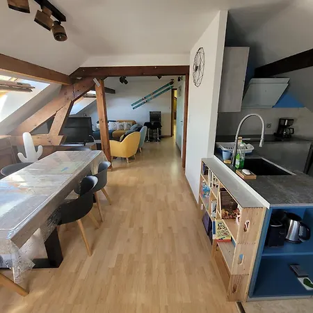 Le Tresor Des Vosges Spacieux Et Lumineux 80m2 - Jeux Arcades - Ideal Famille 4 A 6 Personnes דירה ג'רארדמר